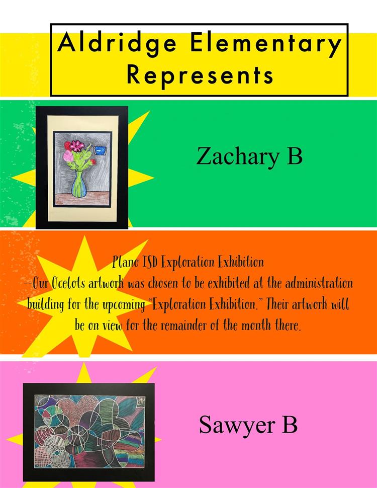Exploration Exhibit Aldridge Winners